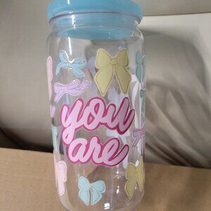 Bow & You are Plastic Tumbler 16 oz